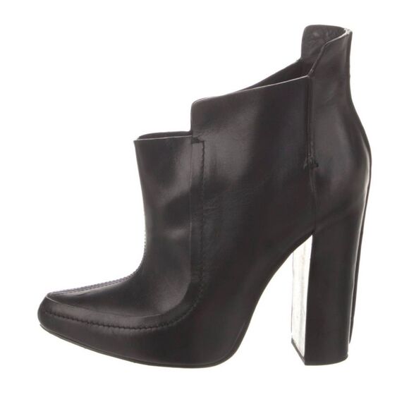 Alexander Wang Shoes - Alexander Wang Black Leather Kim Runway Ankle Boot 8.5 IT 38.5